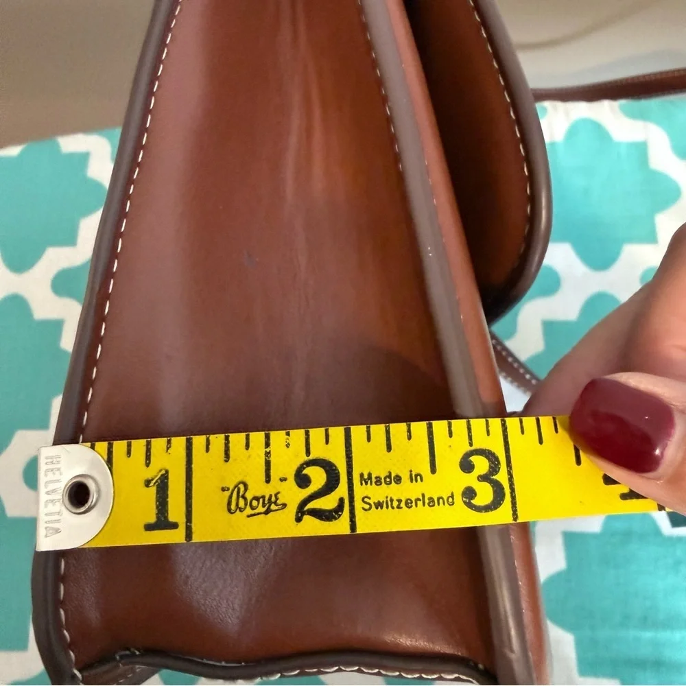 Mango Brown Flap Crossbody Bag Quiet Luxury Gold Hardware